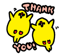 Yellow birds01 sticker #5318016