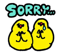 Yellow birds01 sticker #5318026