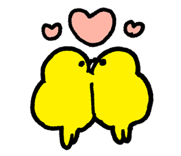 Yellow birds01 sticker #5318029