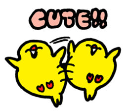 Yellow birds01 sticker #5318034