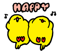 Yellow birds01 sticker #5318036