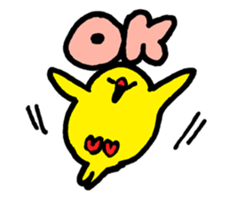 Yellow birds01 sticker #5318037