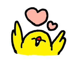 Yellow birds01 sticker #5318040