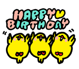 Yellow birds01 sticker #5318041