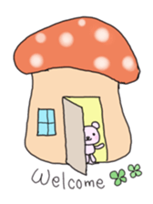 Whim Pink bear sticker #5318540