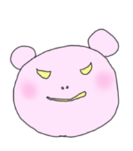 Whim Pink bear sticker #5318548