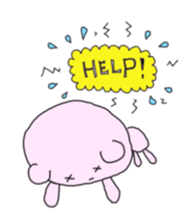 Whim Pink bear sticker #5318551