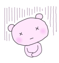 Whim Pink bear sticker #5318555