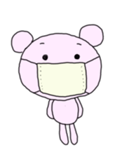 Whim Pink bear sticker #5318557