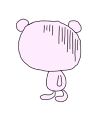 Whim Pink bear sticker #5318559