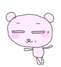 Whim Pink bear sticker #5318560