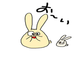 otenba rabbit sticker #5319178