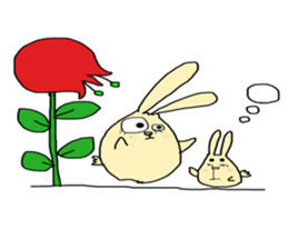 otenba rabbit sticker #5319183