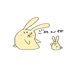 otenba rabbit sticker #5319193