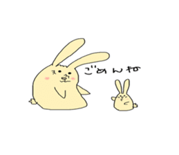 otenba rabbit sticker #5319193