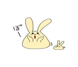 otenba rabbit sticker #5319198