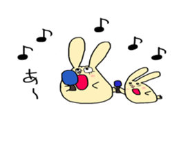 otenba rabbit sticker #5319200