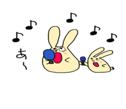 otenba rabbit sticker #5319200