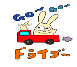 otenba rabbit sticker #5319205