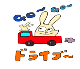 otenba rabbit sticker #5319205