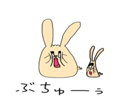 otenba rabbit sticker #5319210