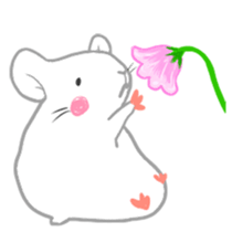 Pearl white sticker #5319422