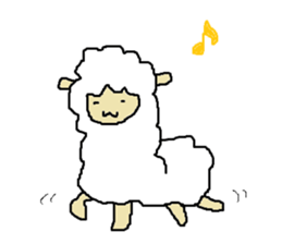 alpaca no.1 sticker #5319941