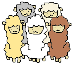 alpaca no.1 sticker #5319969