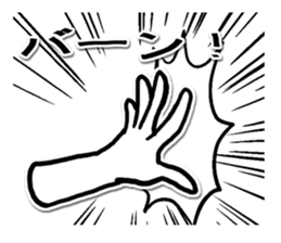 Let's play with a hand sign! sticker #5320205