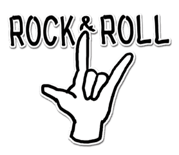 Let's play with a hand sign! sticker #5320209