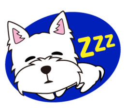 westie Hachibe sticker #5320293