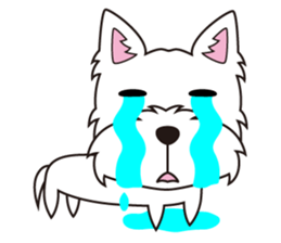 westie Hachibe sticker #5320295