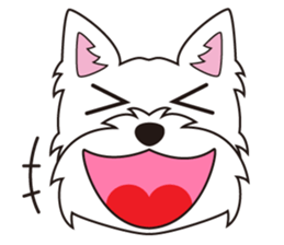 westie Hachibe sticker #5320301