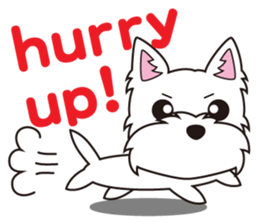 westie Hachibe sticker #5320308