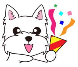 westie Hachibe sticker #5320313