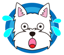 westie Hachibe sticker #5320317