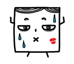 A square man sticker #5320803