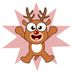 Always cheerful reindeer
