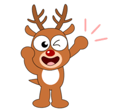 Always cheerful reindeer sticker #5321215