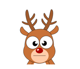 Always cheerful reindeer sticker #5321219
