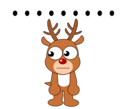 Always cheerful reindeer sticker #5321239