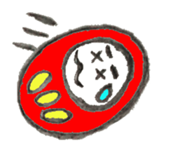 Japanese doll Dharma sticker #5321574