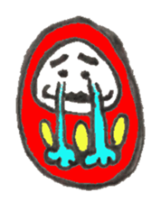 Japanese doll Dharma sticker #5321577