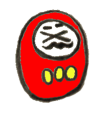 Japanese doll Dharma sticker #5321595
