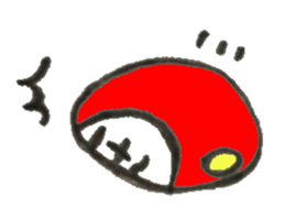 Japanese doll Dharma sticker #5321599