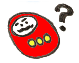 Japanese doll Dharma sticker #5321606