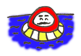 Japanese doll Dharma sticker #5321611