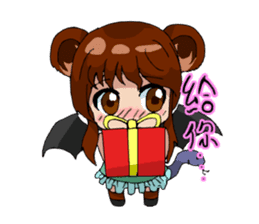 Chimera girl sticker #5321785
