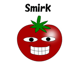 Uzai little tomato English sticker #5322612