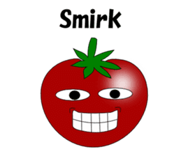 Uzai little tomato English sticker #5322612